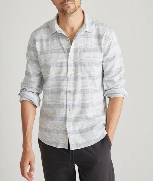 Bamboo / Organic Cotton Long Sleeve V-Neck Tee - Soft White