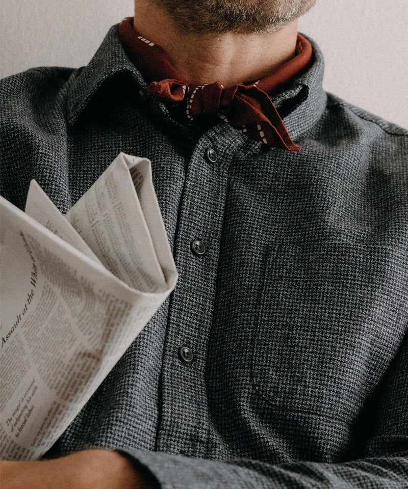 The Jack in Dark Navy Houndstooth