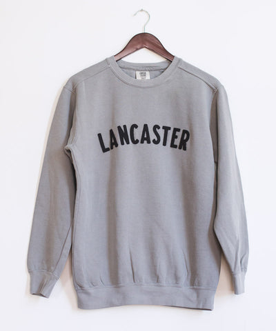 Lancaster Crew Sweatshirt in Light Gray