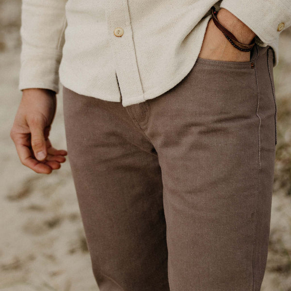 The Slim All Day Pant in Silt Broken Twill – Ellicott & Co.