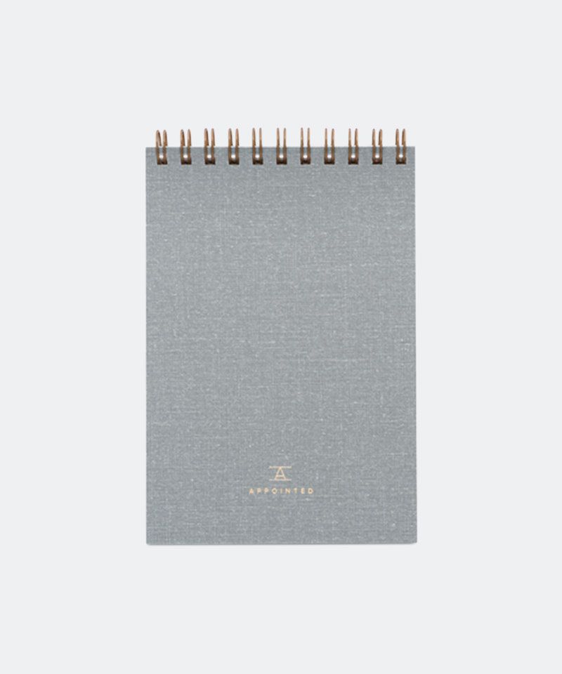 Pocket Notepad in Dove Gray
