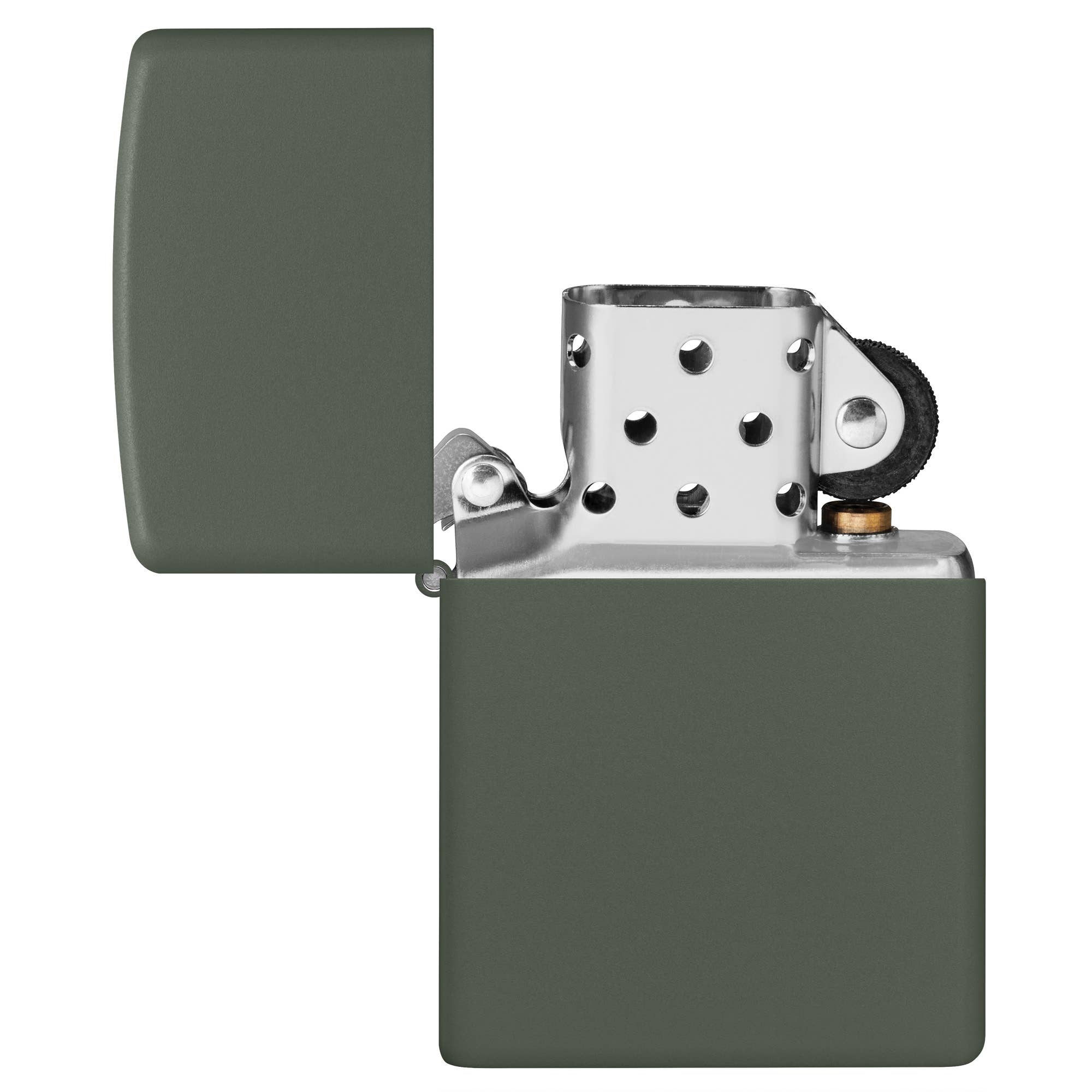 Classic Green Matte Windproof Lighter