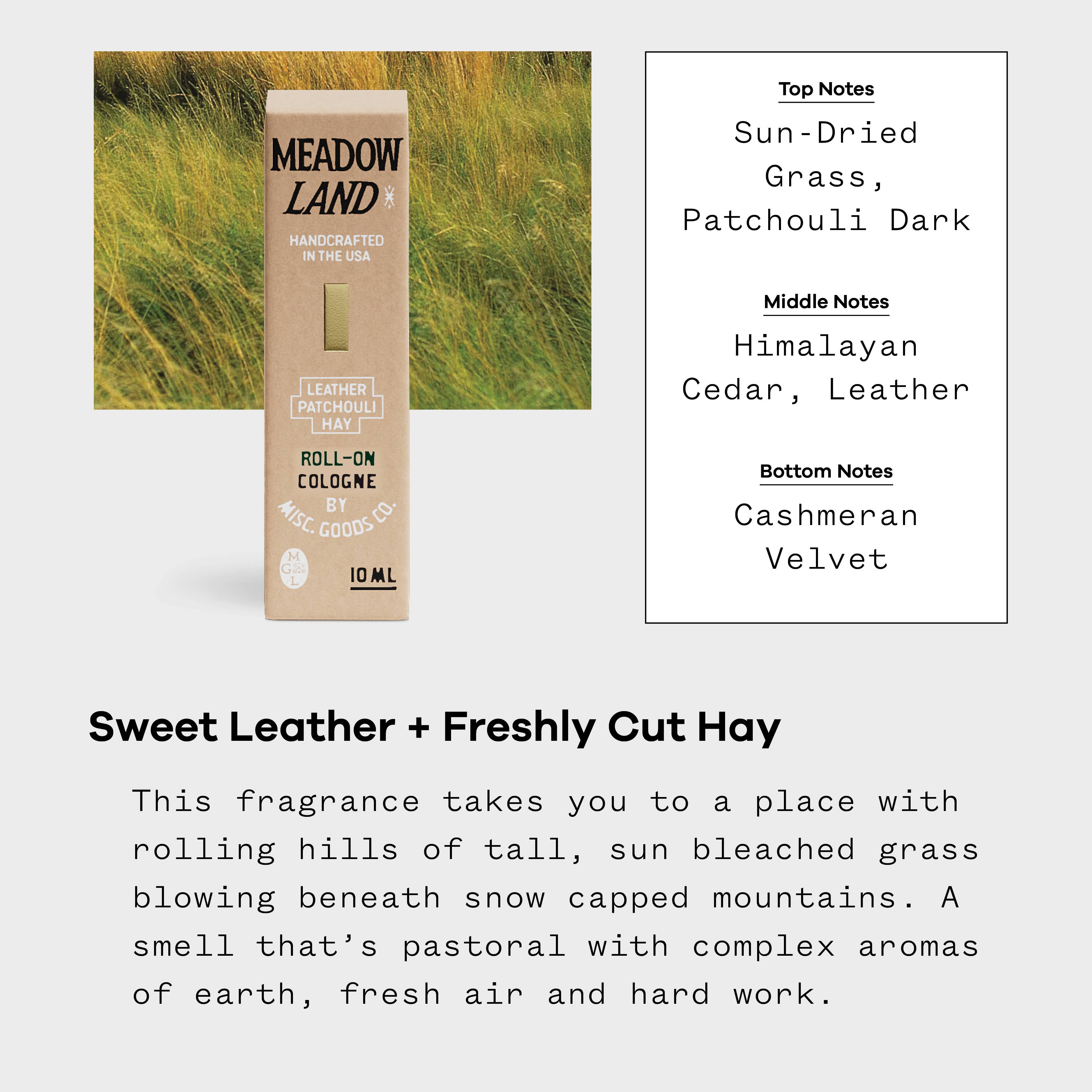 Meadowland Roll-On Cologne 10ml