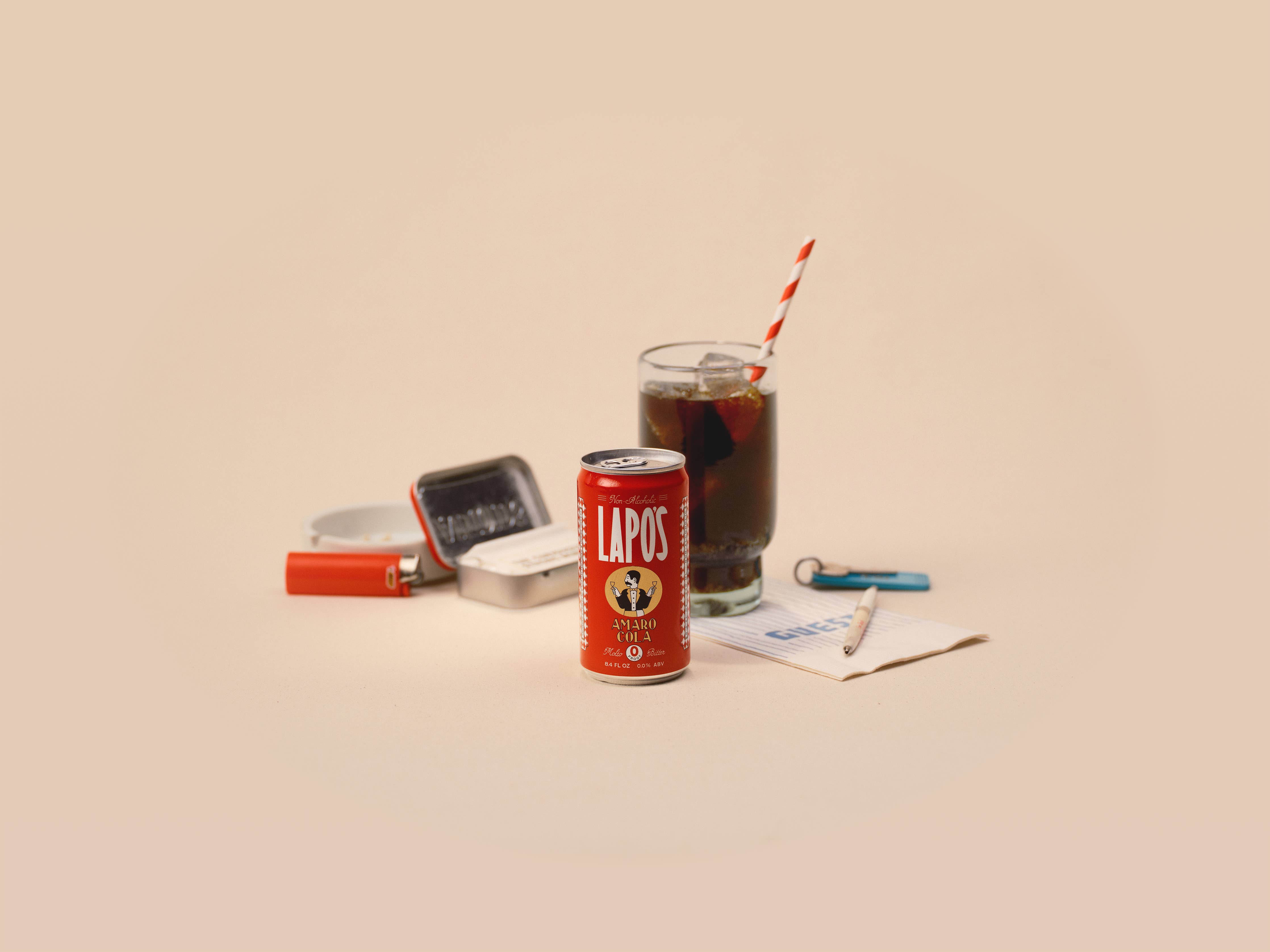 Lapo's Amaro & Cola - Non-Alcoholic Cocktail