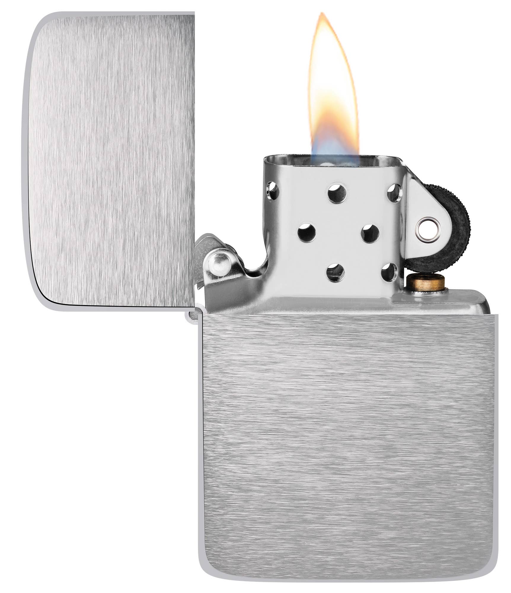 1941 Replica Brushed Chrome Windproof Lighter