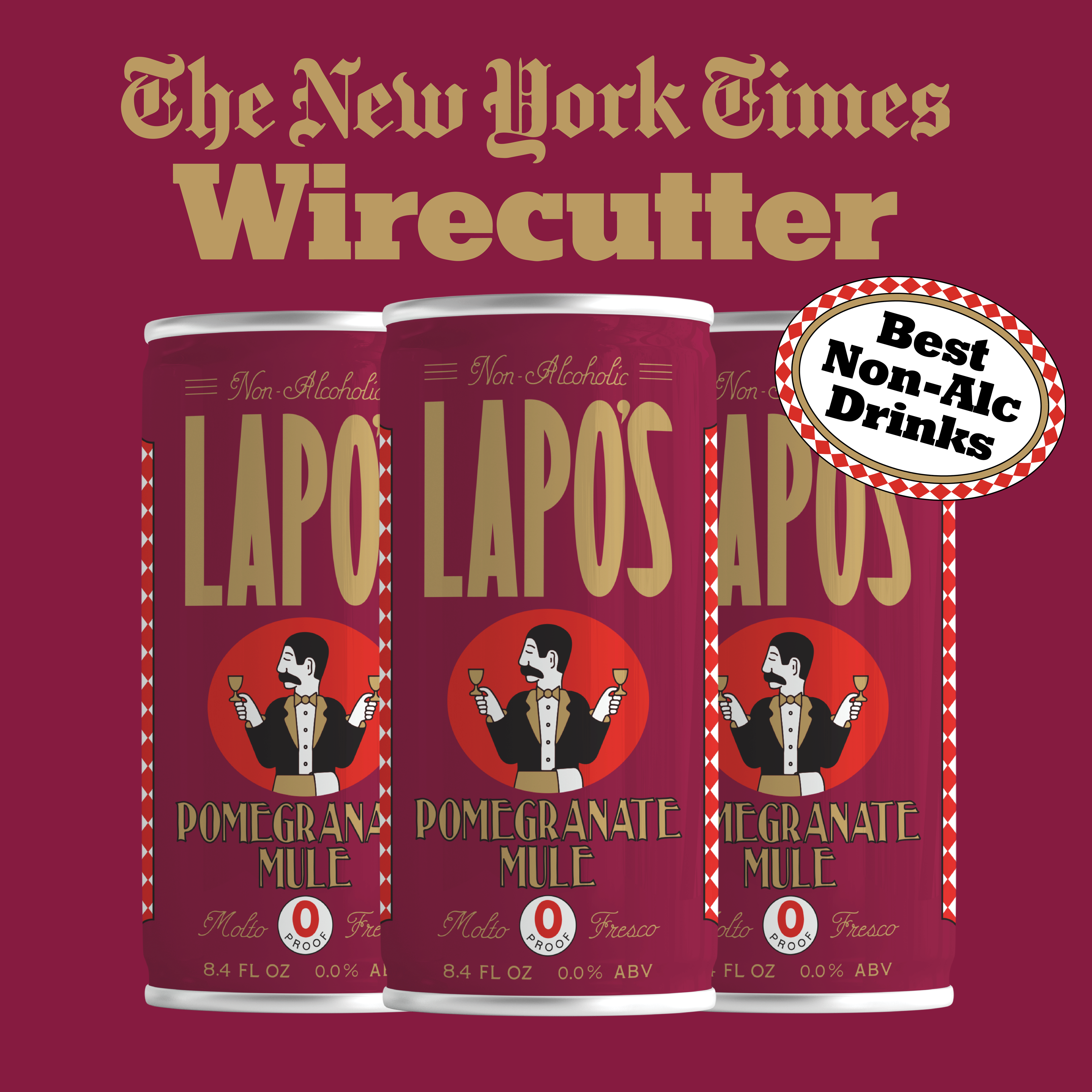Lapo's Non-Alcoholic Pomegranate Mule