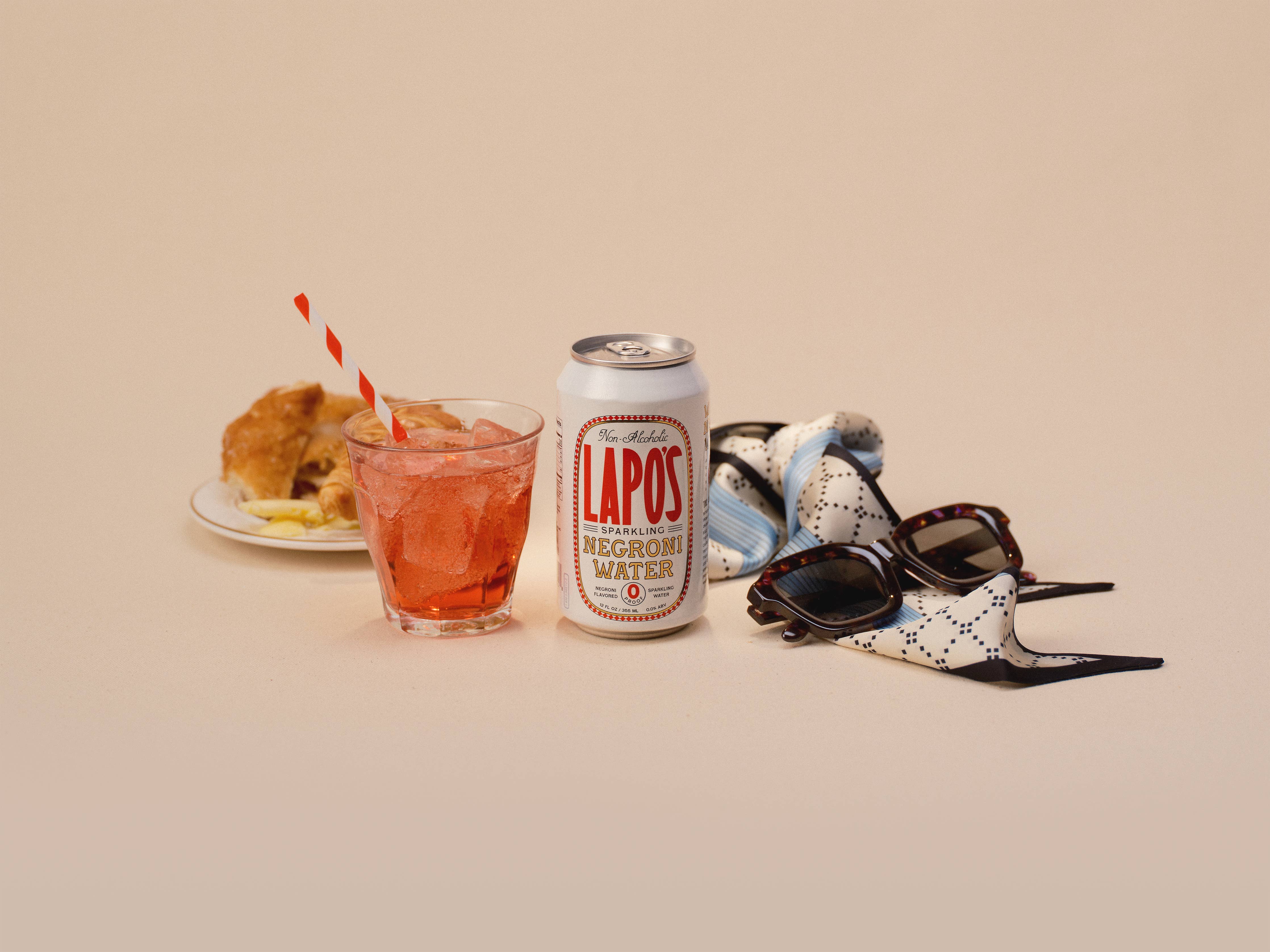 Lapo's Sparkling Negroni Water