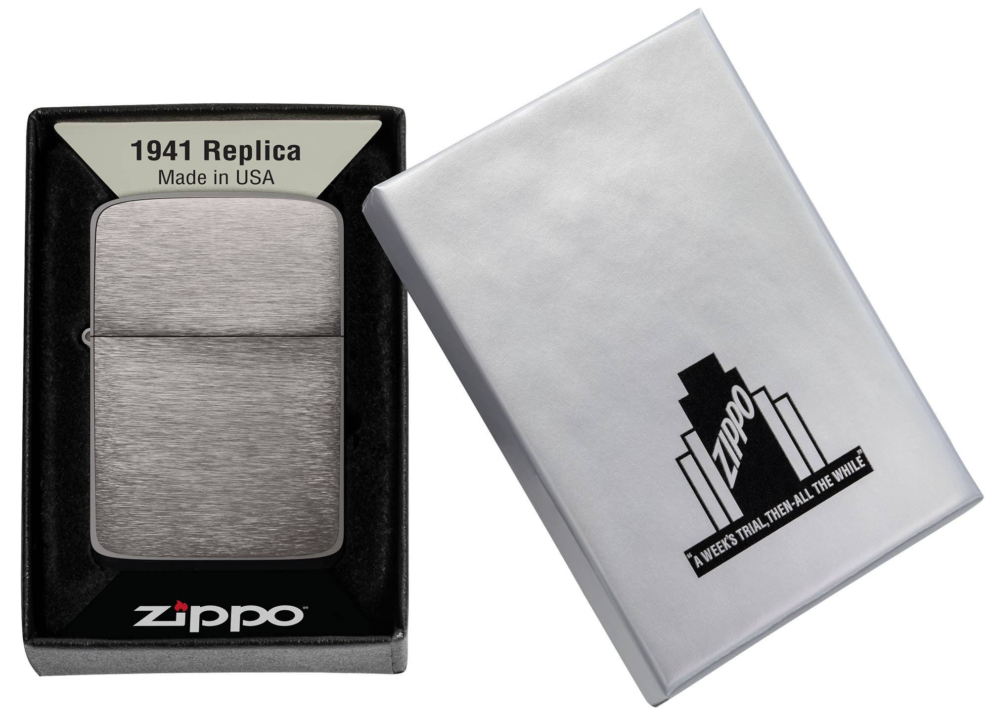 1941 Replica Black Ice Windproof Lighter