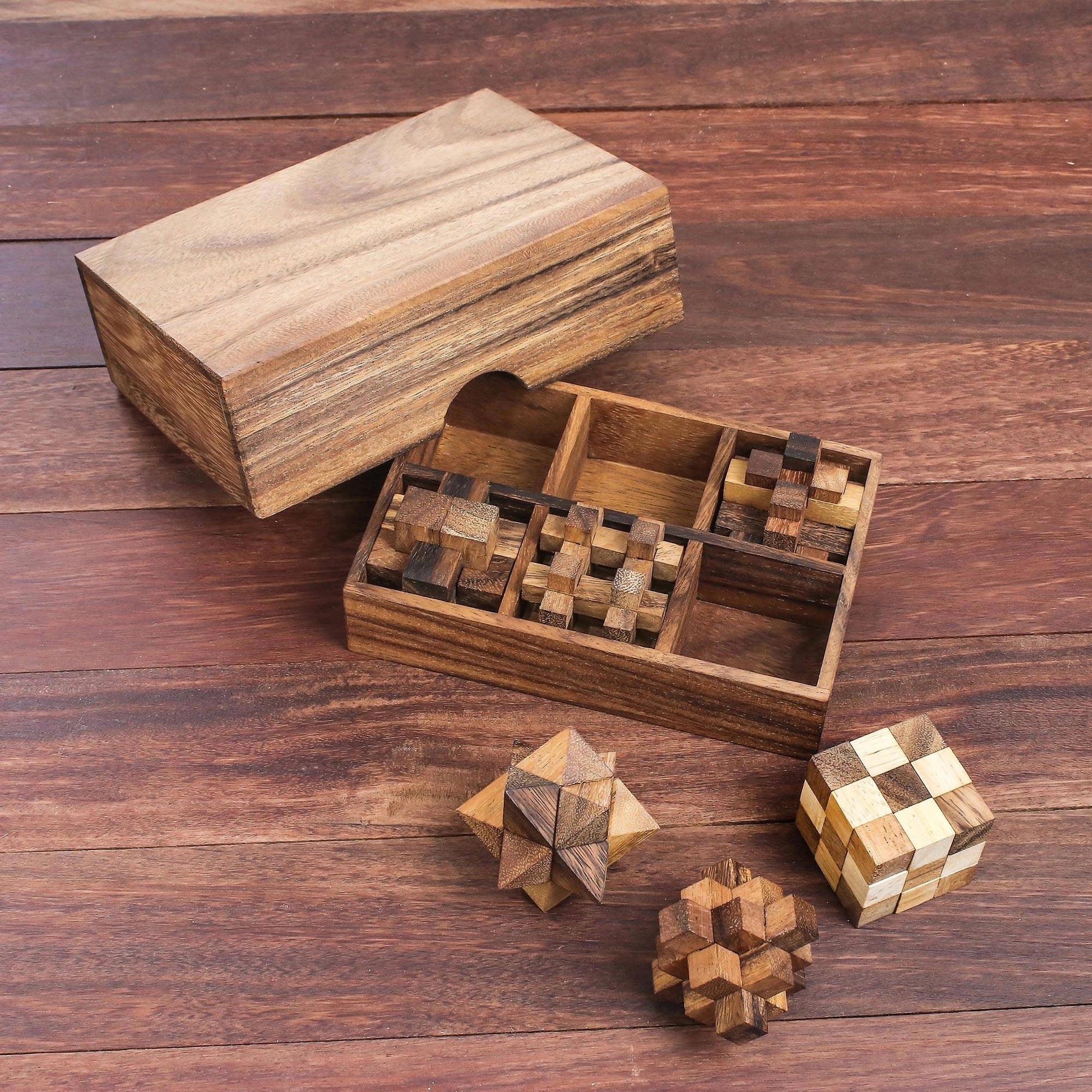 Logical Mind Wood Puzzle Set