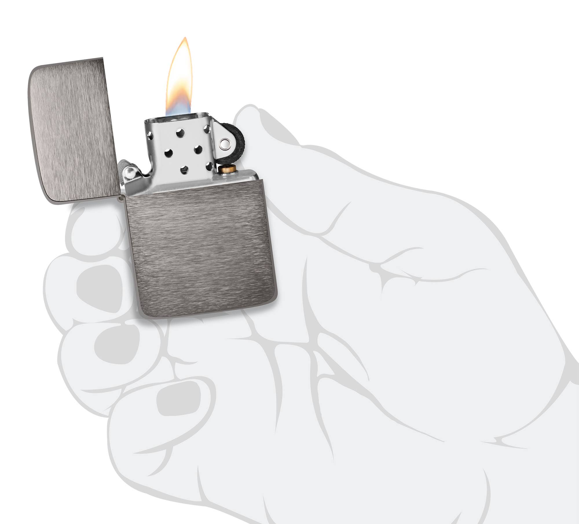 1941 Replica Black Ice Windproof Lighter