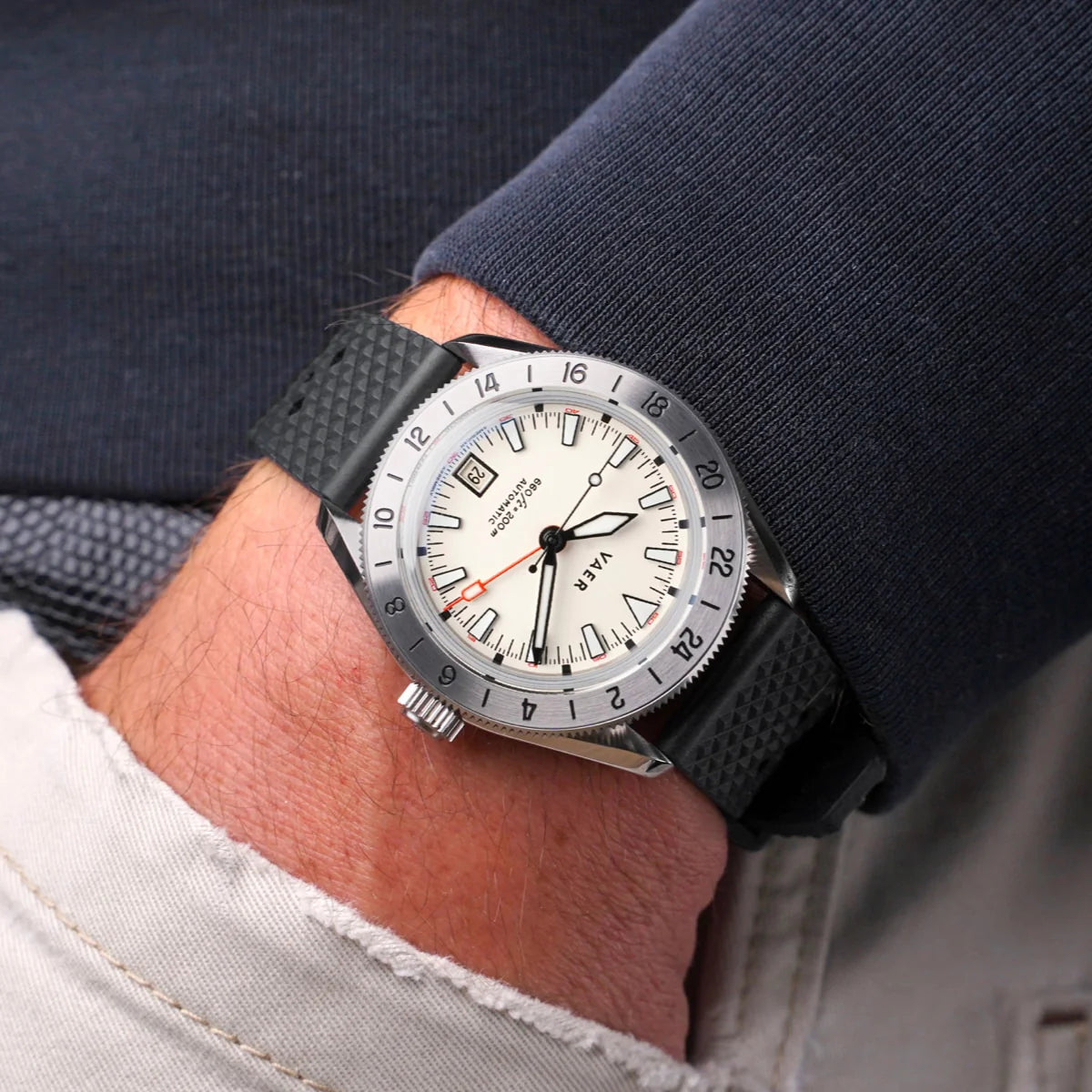 G5 Pacific Polar GMT 39mm with Elite Steel Bracelet