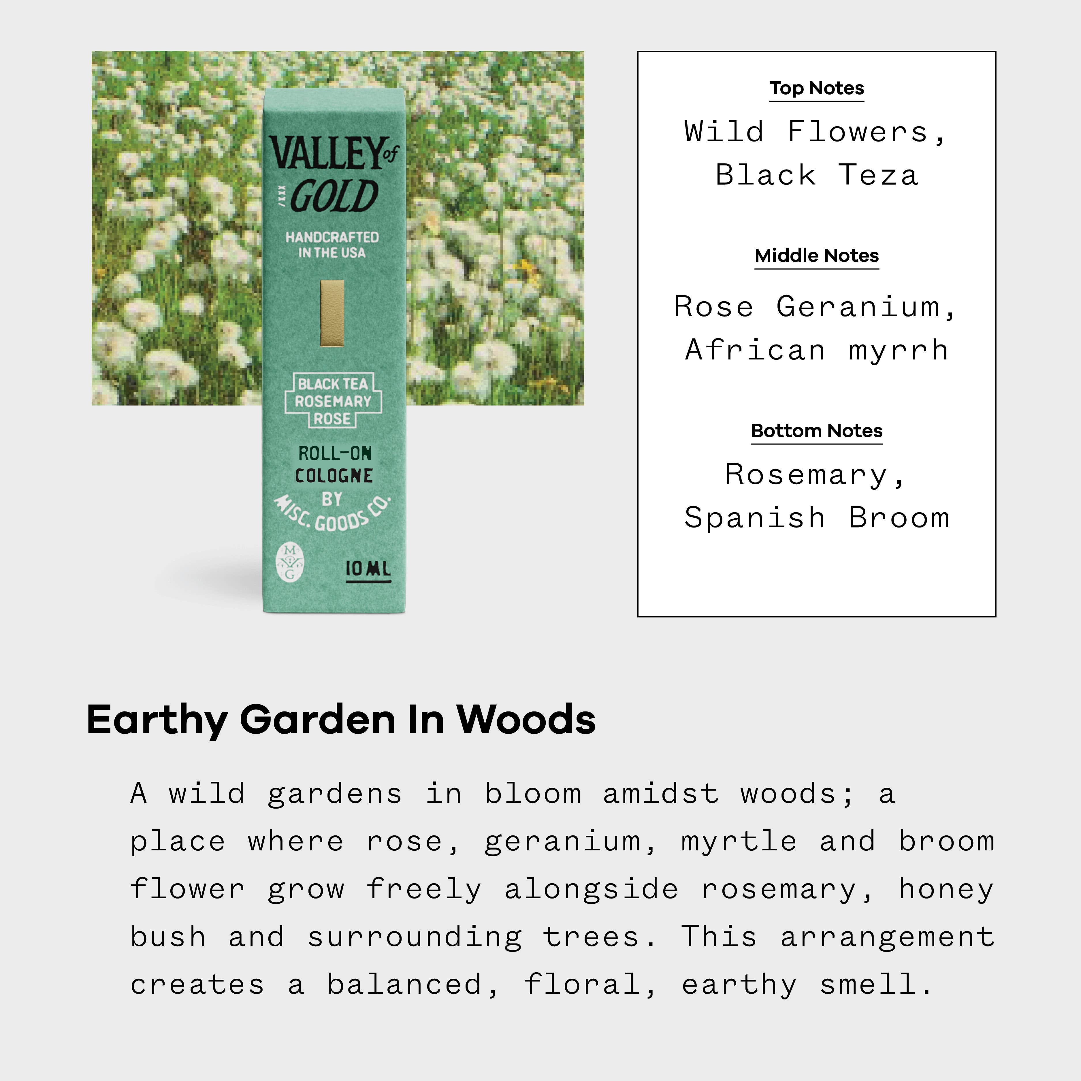 Valley of Gold Roll-On Cologne 10ml