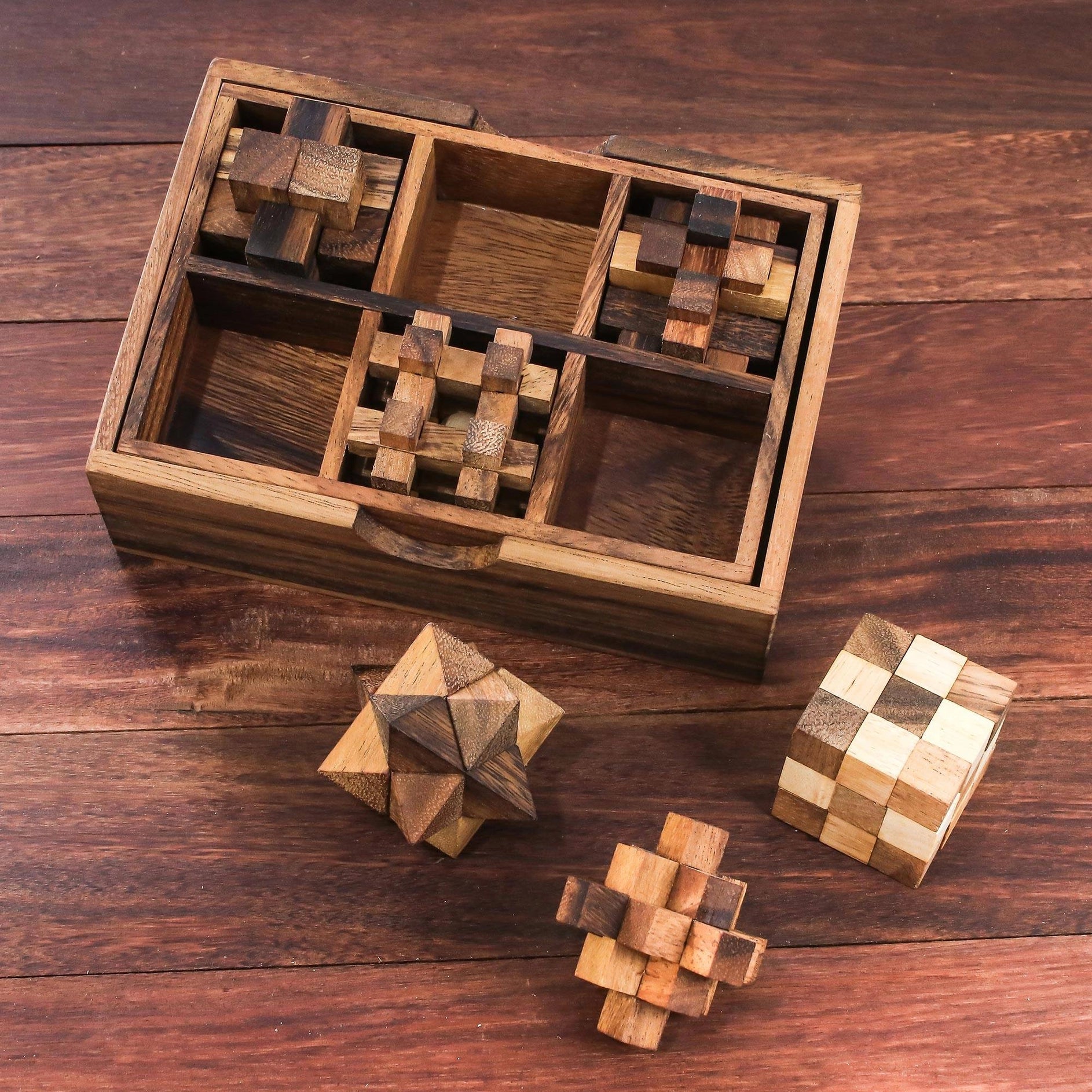 Logical Mind Wood Puzzle Set