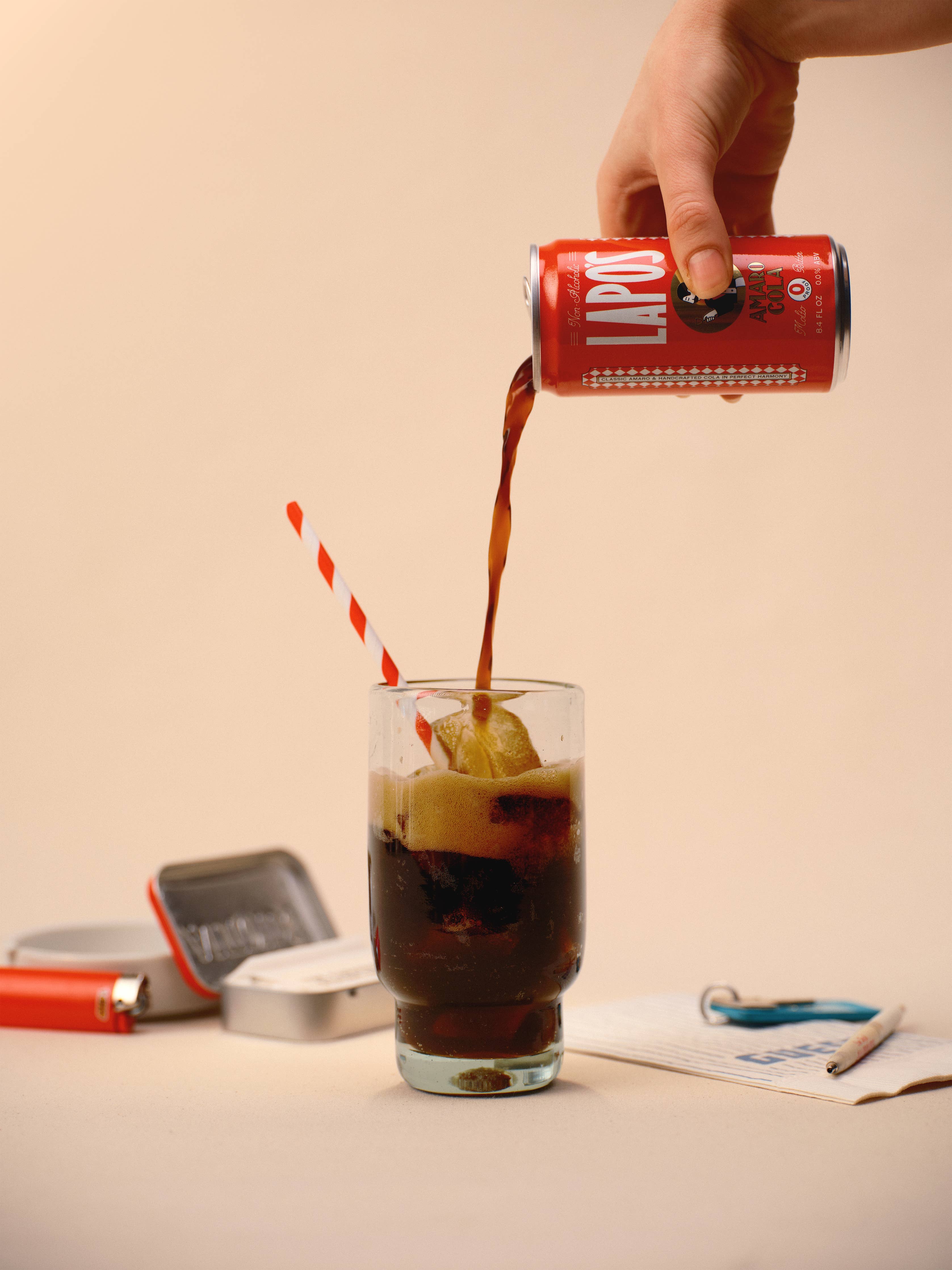 Lapo's Amaro & Cola - Non-Alcoholic Cocktail