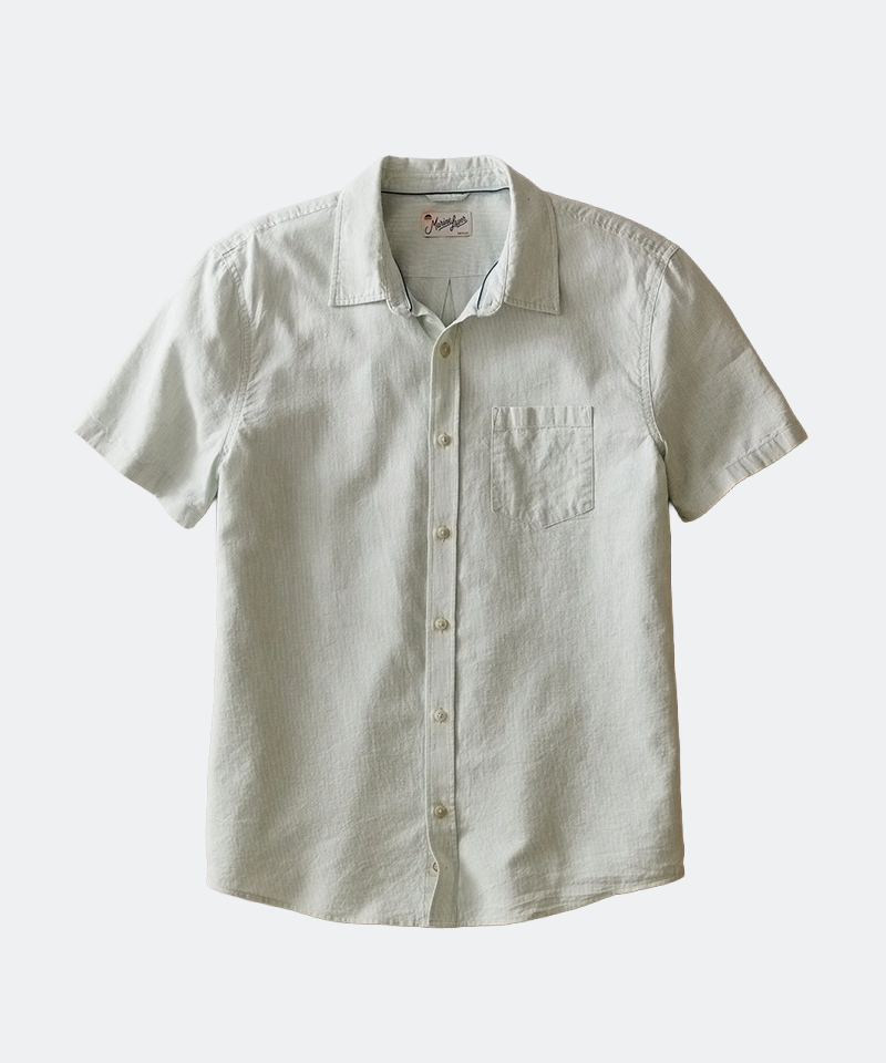 Better-Than-Linen Shirt in Iceberg Stripe