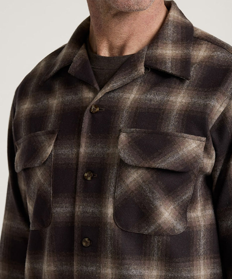 The Original Board Shirt in Grey Mix Multi Ombre