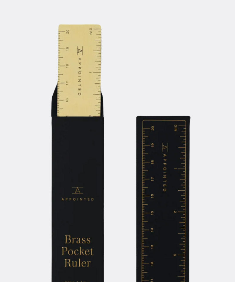 Brass Pocket Ruler – Ellicott & Co.