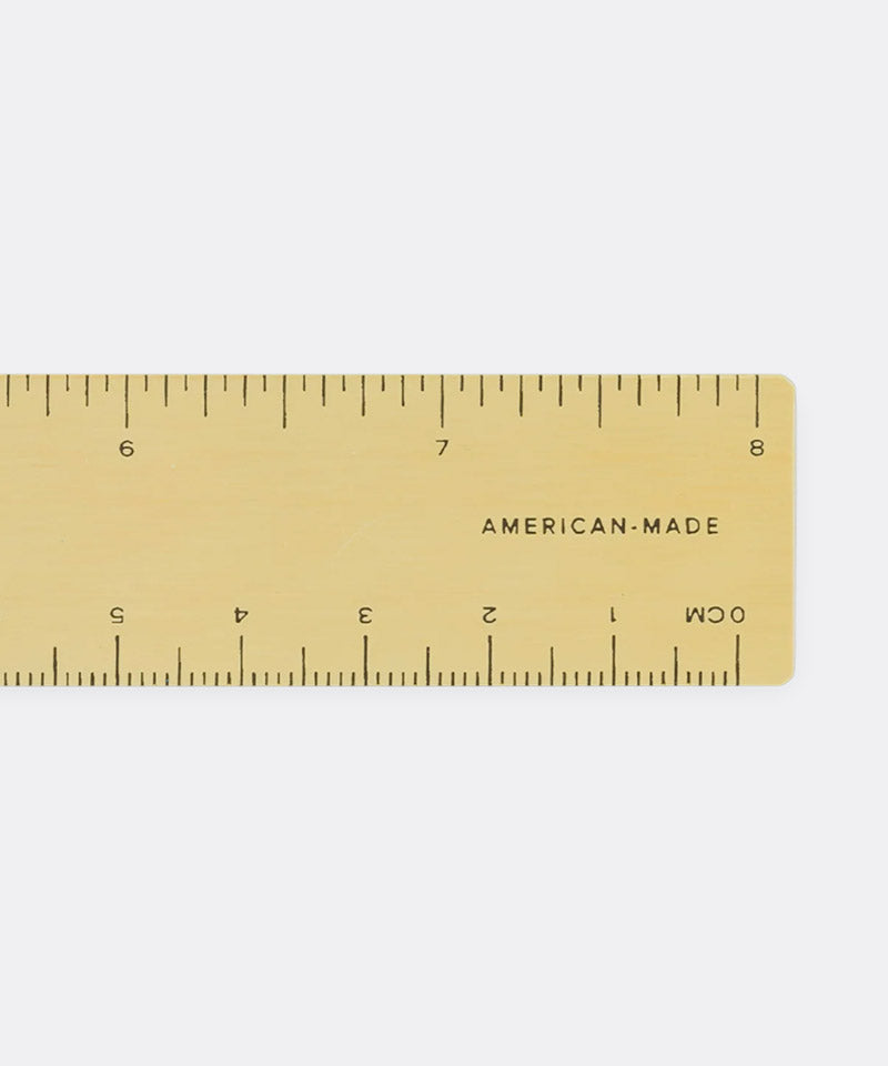 Brass Pocket Ruler