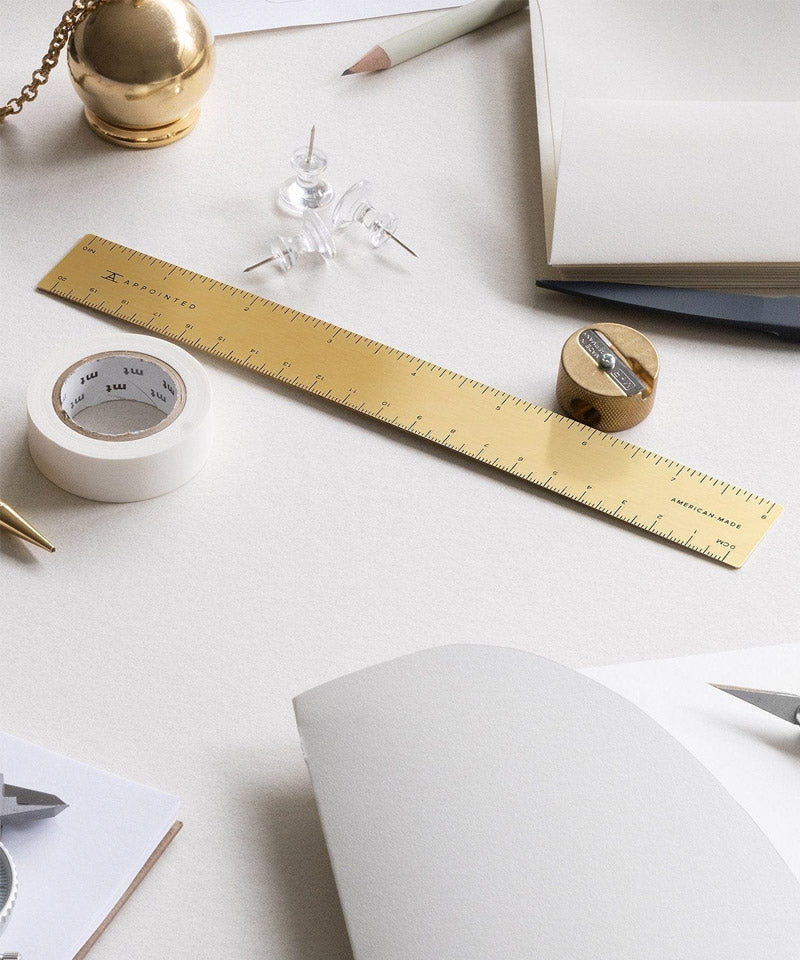 Brass Pocket Ruler