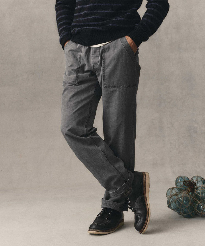 The Breakwater Pant in Dark Grey Ripstop