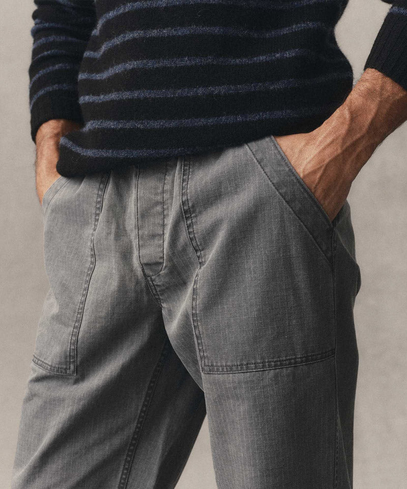 The Breakwater Pant in Dark Grey Ripstop