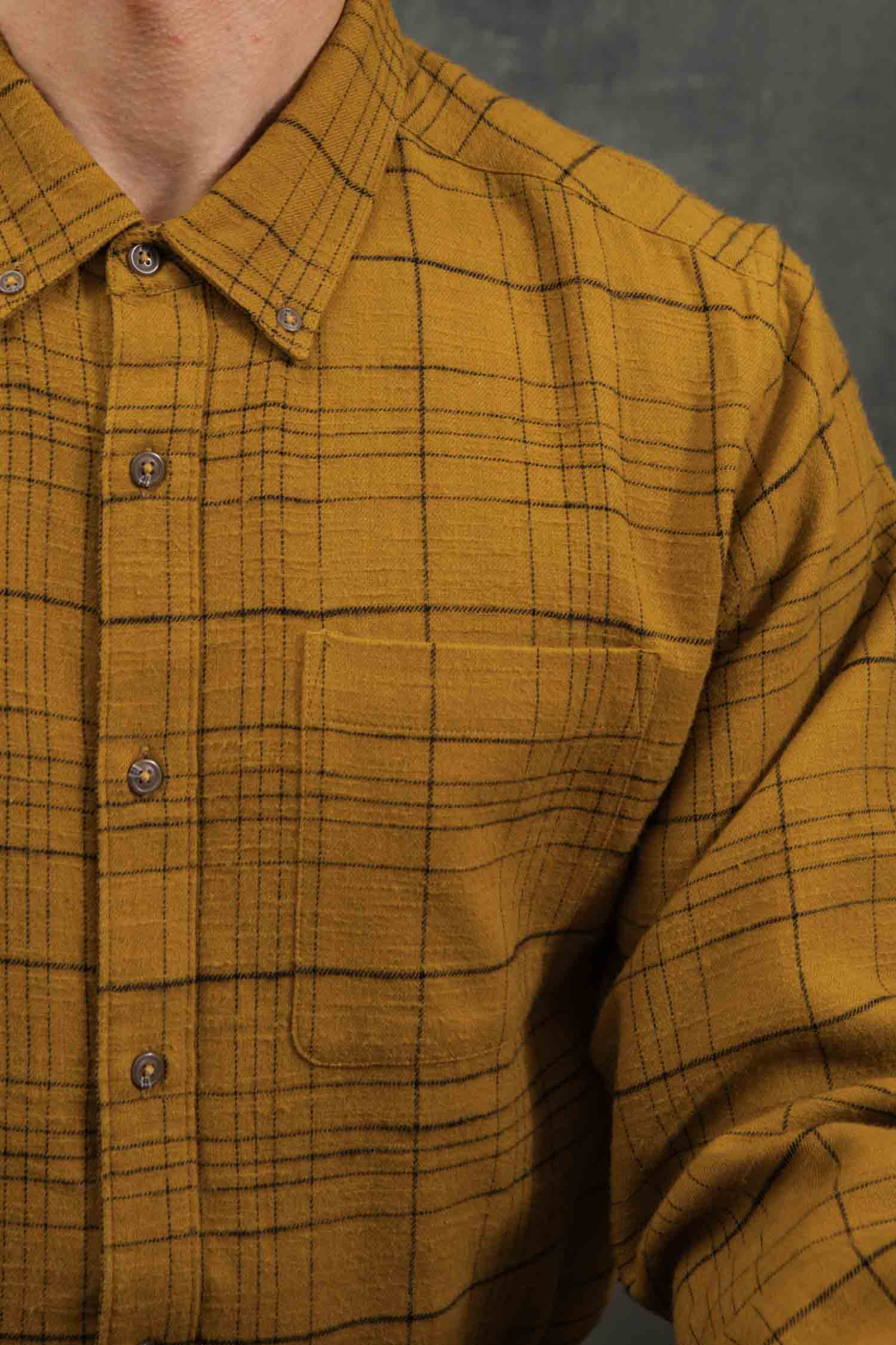 Sutton Slim Shirt in Golden Horizon Plaid