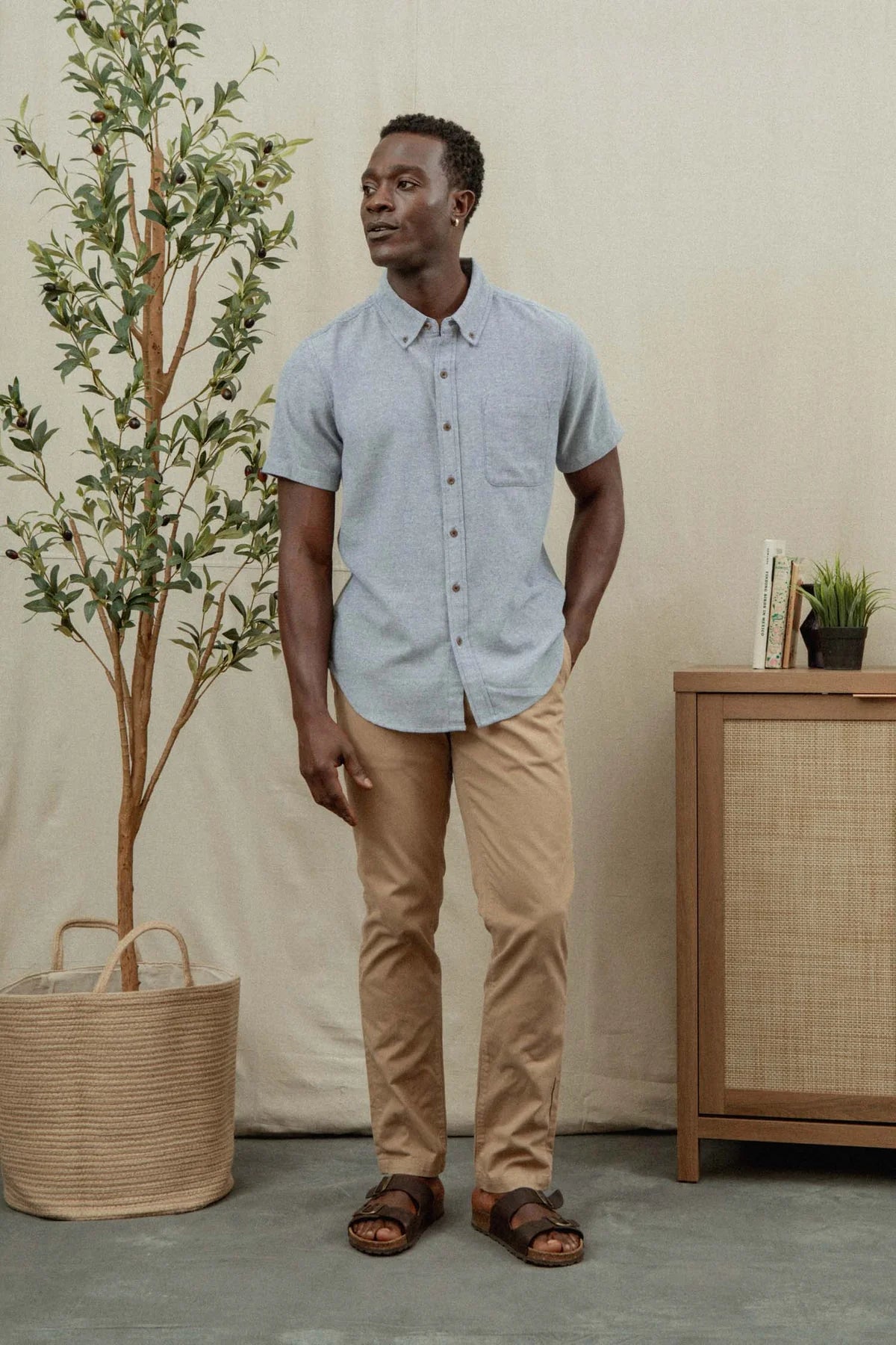 Bryce Shirt in Demin Twill