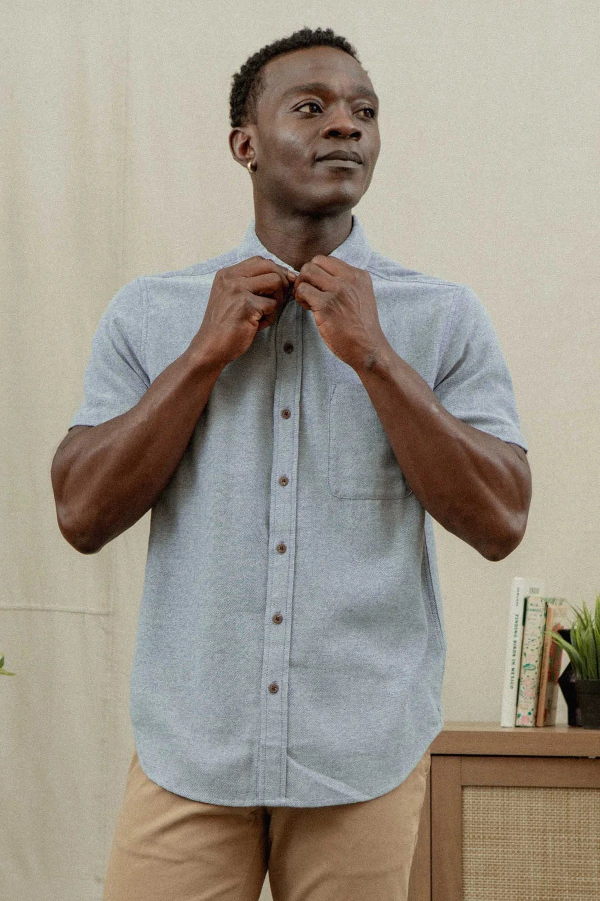 Bryce Shirt in Demin Twill