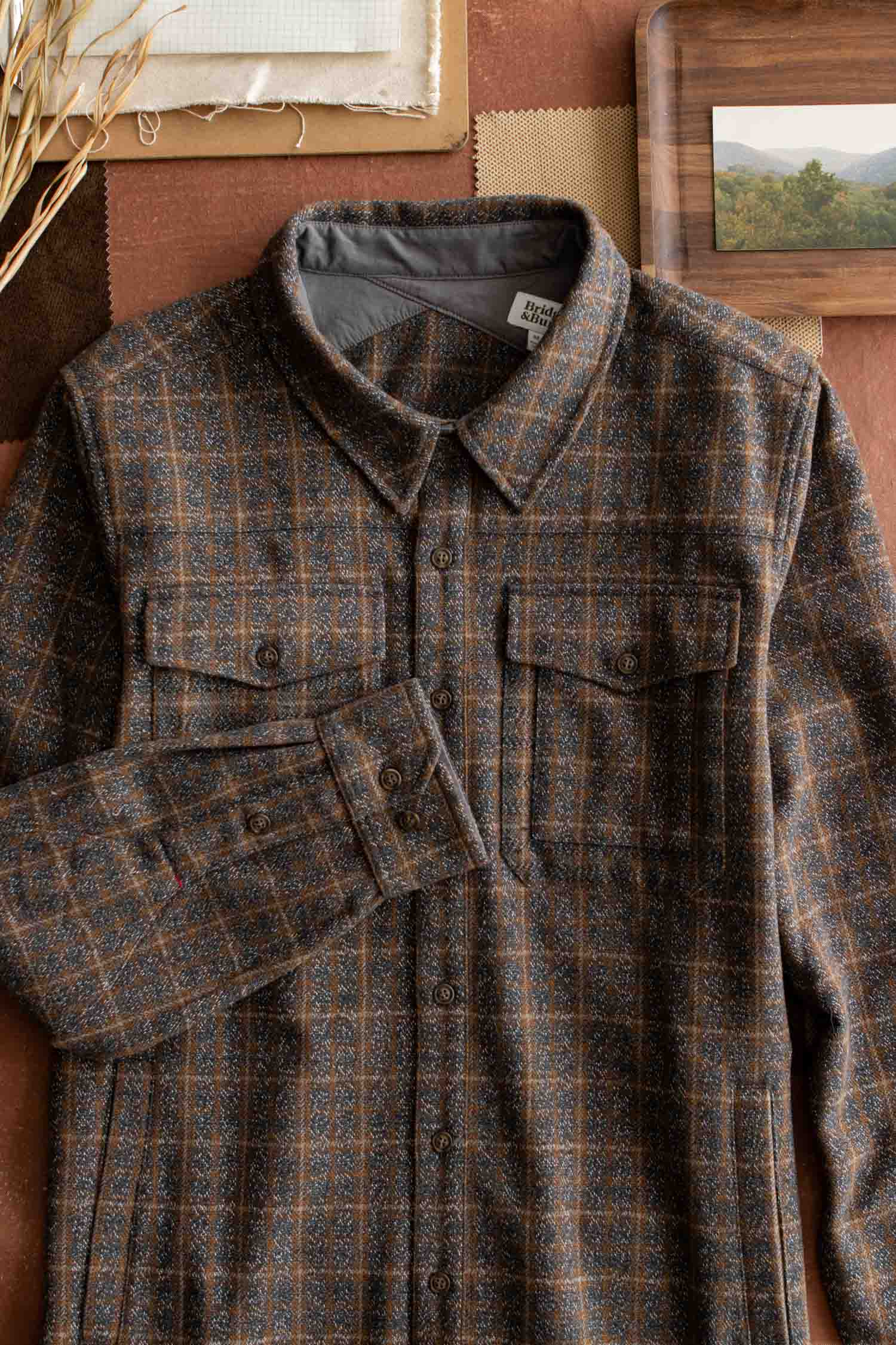 Fielding Shirt Jacket in Hearth Plaid