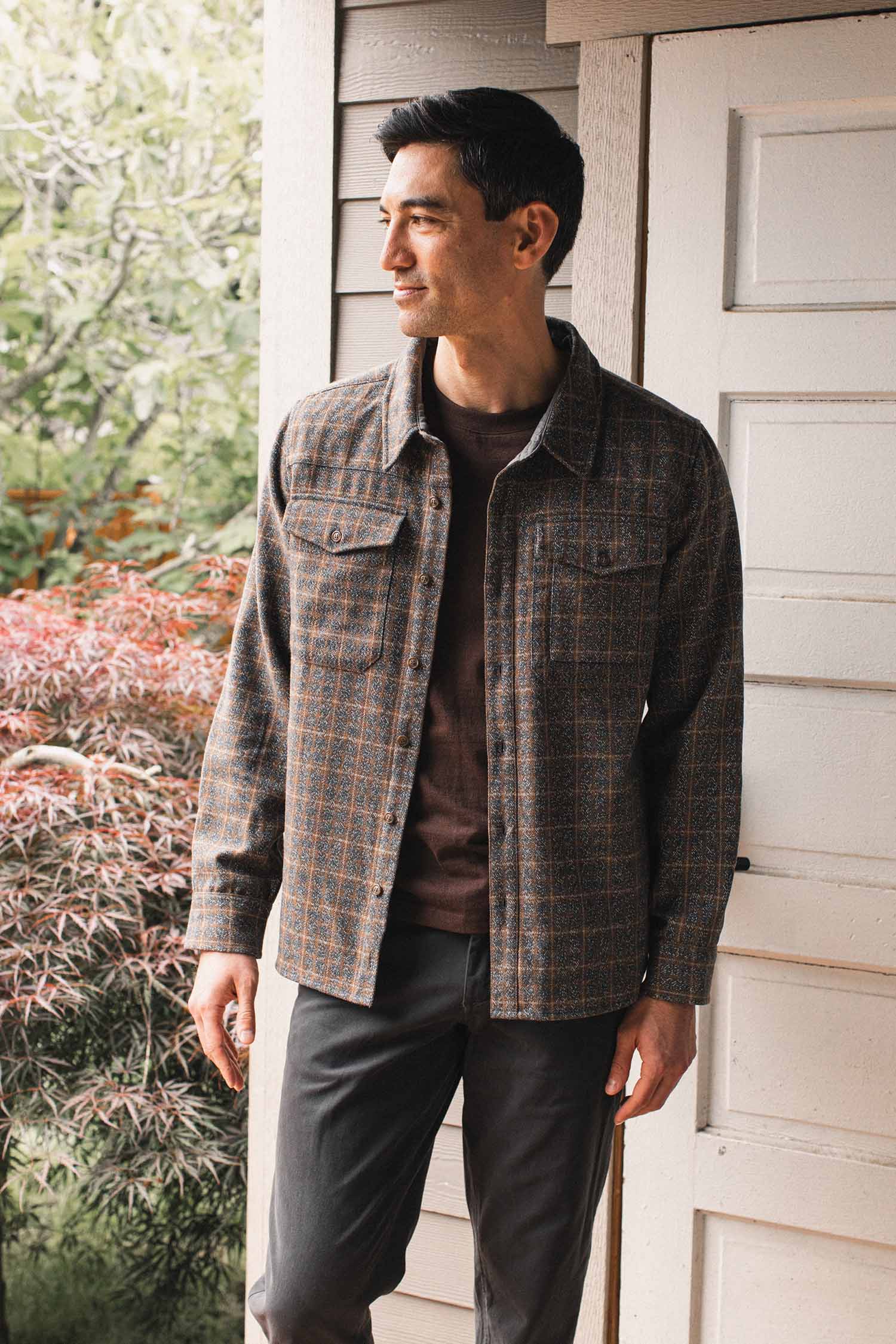 Fielding Shirt Jacket in Hearth Plaid