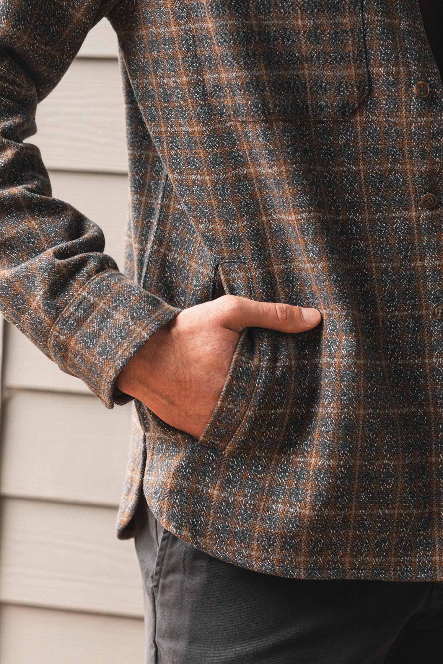 Fielding Shirt Jacket in Hearth Plaid