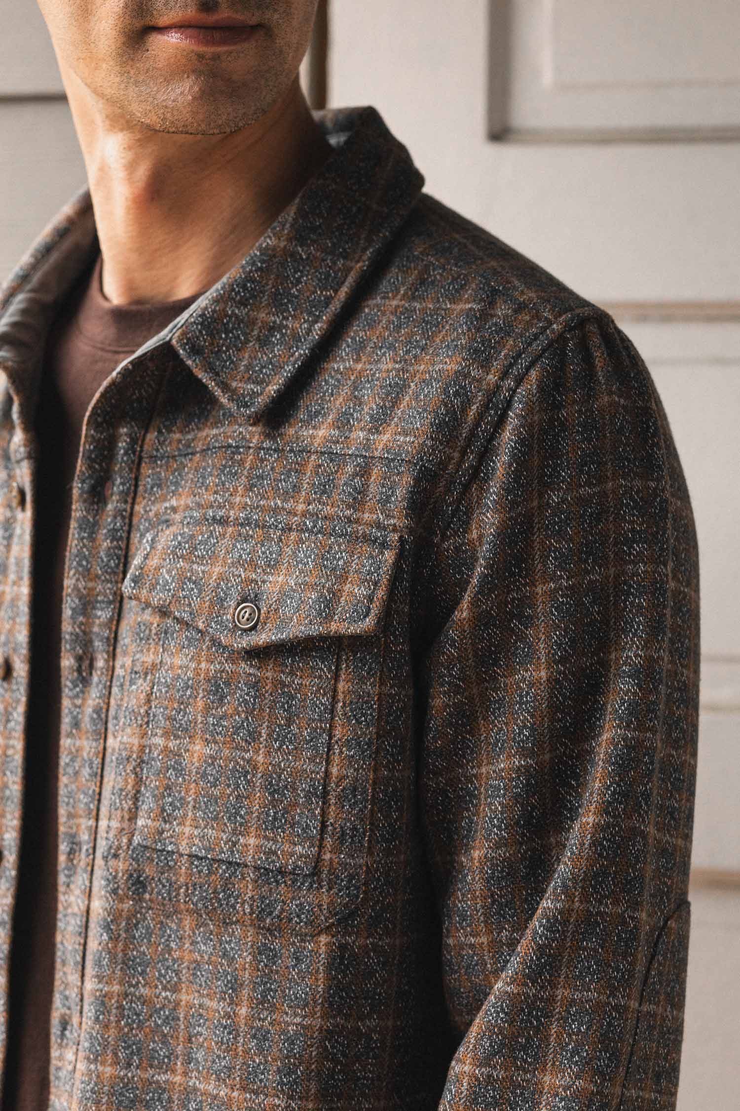 Fielding Shirt Jacket in Hearth Plaid