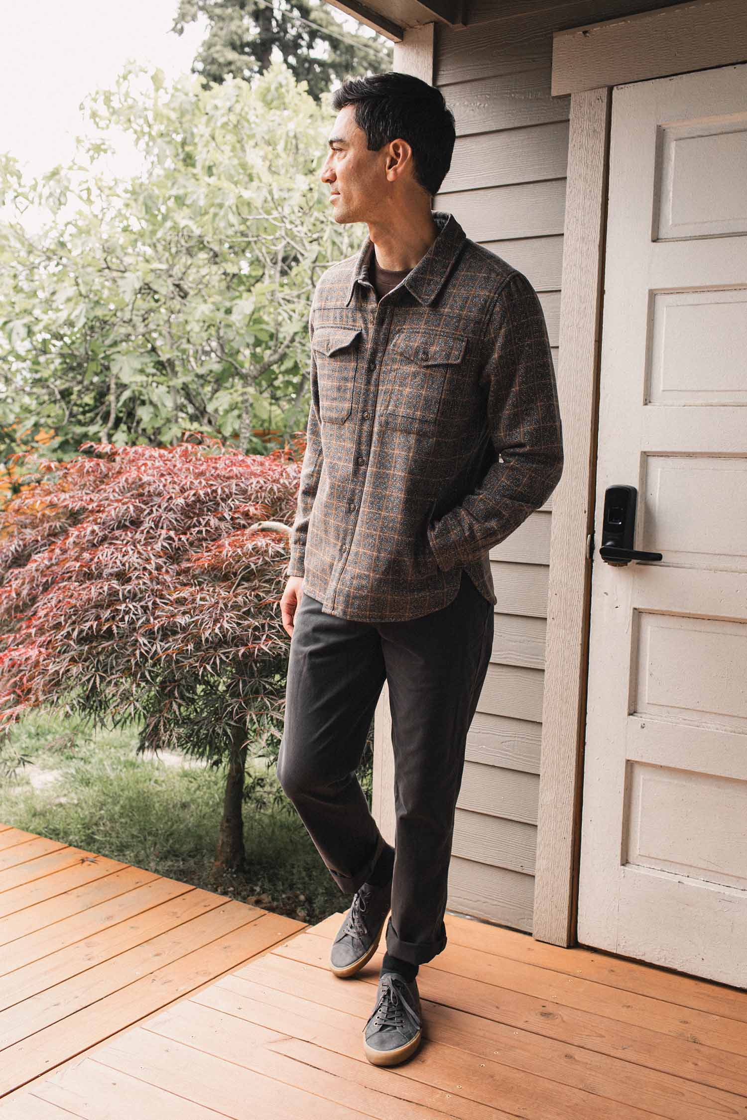 Fielding Shirt Jacket in Hearth Plaid