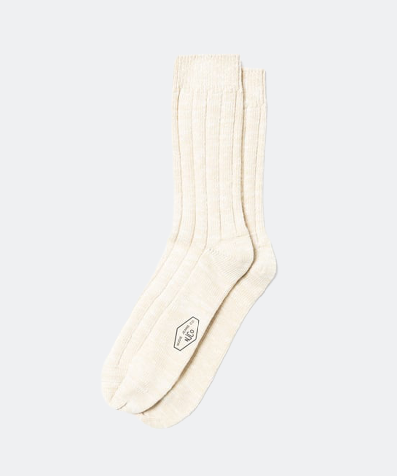 Cotton Broad Rib Socks