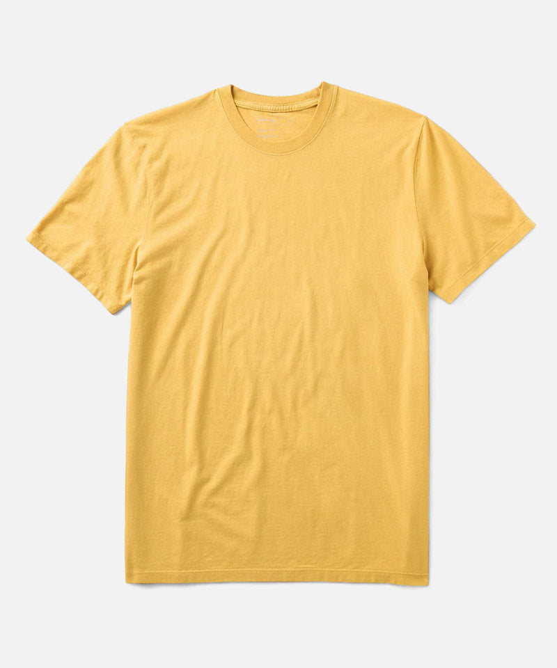 The Cotton Hemp Tee in Goldfinch