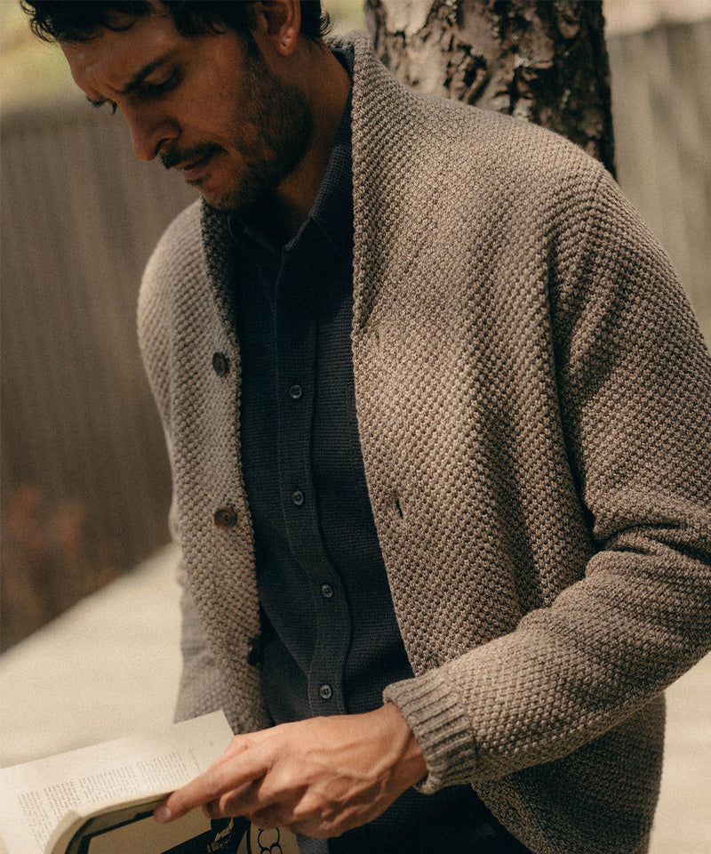 The Crawford Sweater in Coffee Twist