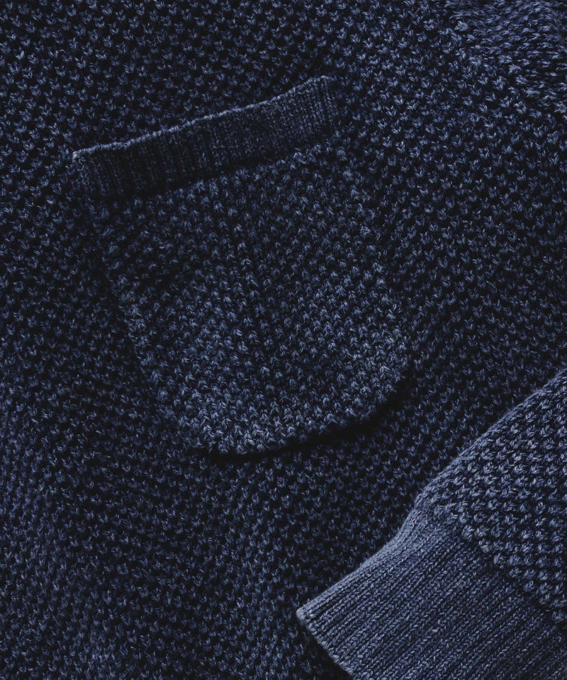 The Crawford Crew Sweater in Washed Indigo