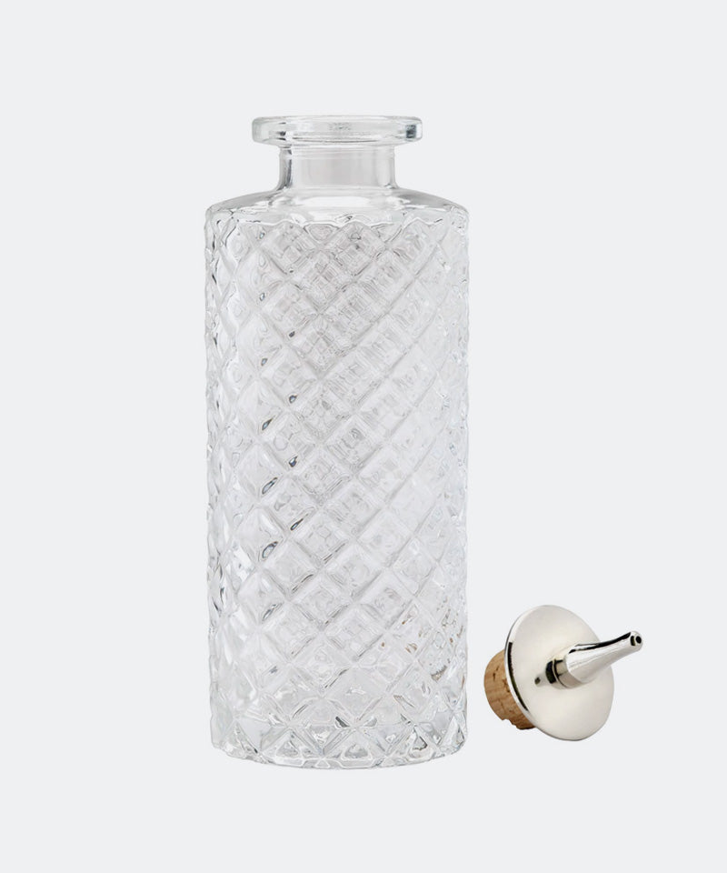 Barfly Cut Crystal Bitters Bottle 5 oz
