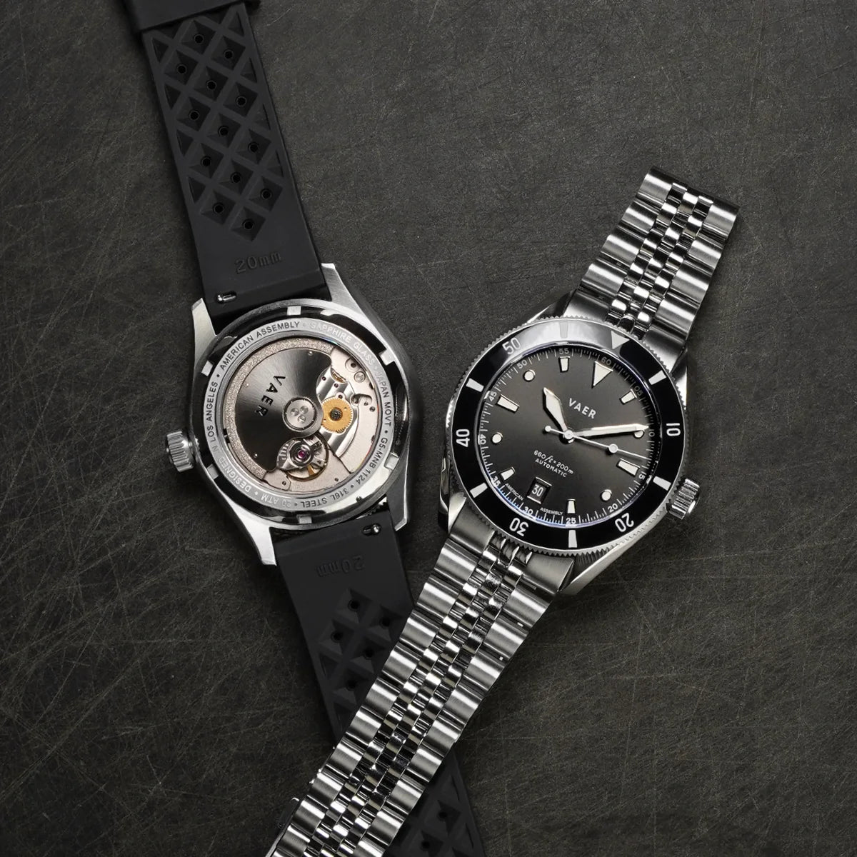 D5 Meridian Black Auto 39mm - on Premium Jubilee Bracelet