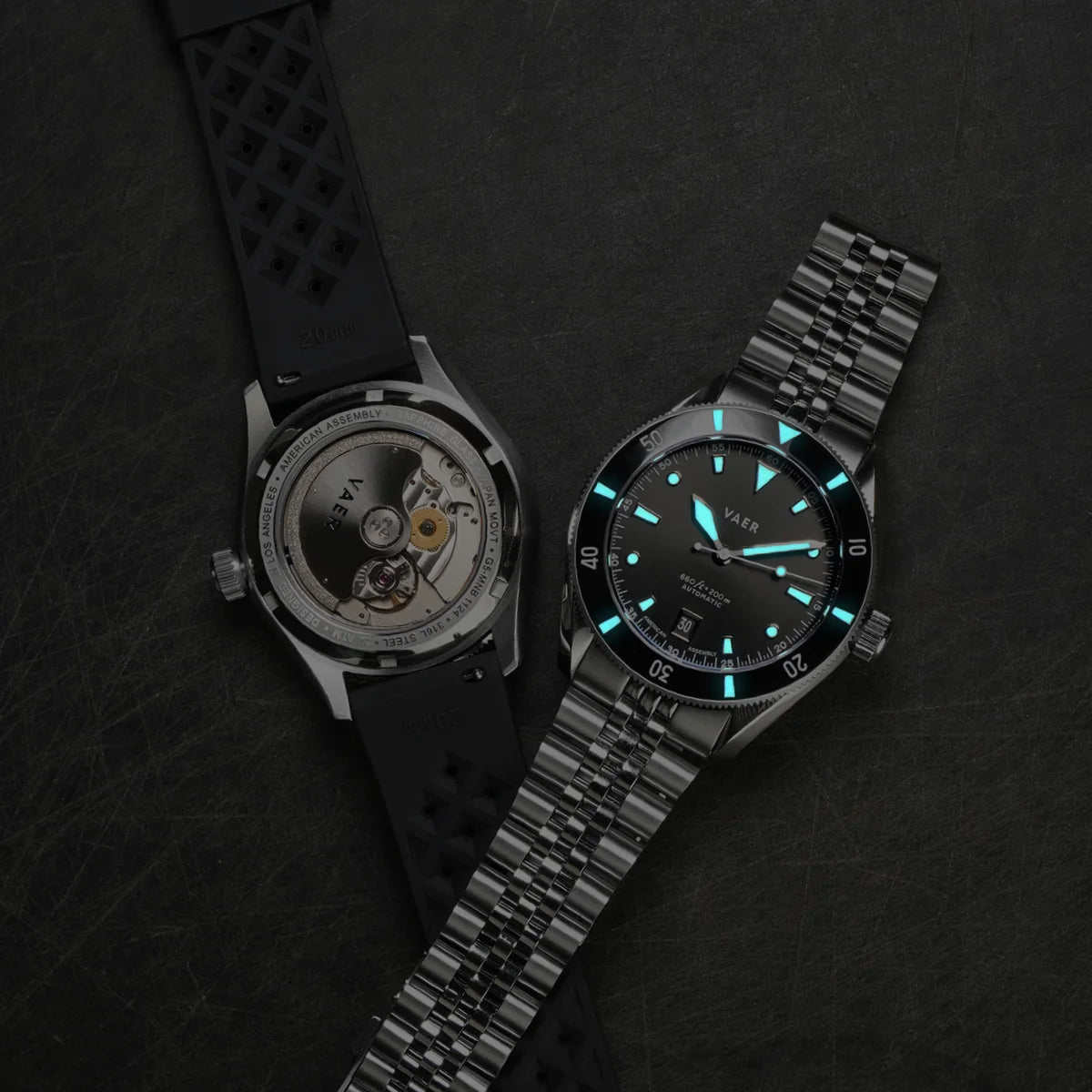 D5 Meridian Black Auto 39mm - on Premium Jubilee Bracelet