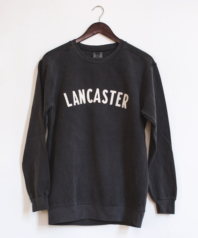 Lancaster Crew Sweatshirt in Dark Gray