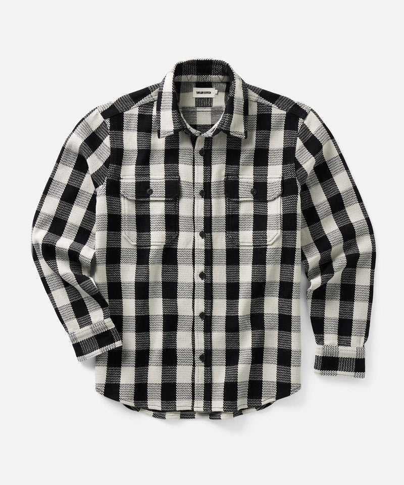 The Division Shirt in Black Indigo Check