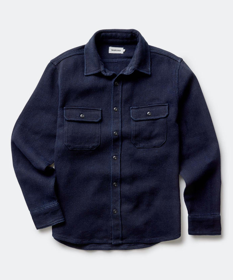 The Division Shirt in Rinsed Indigo