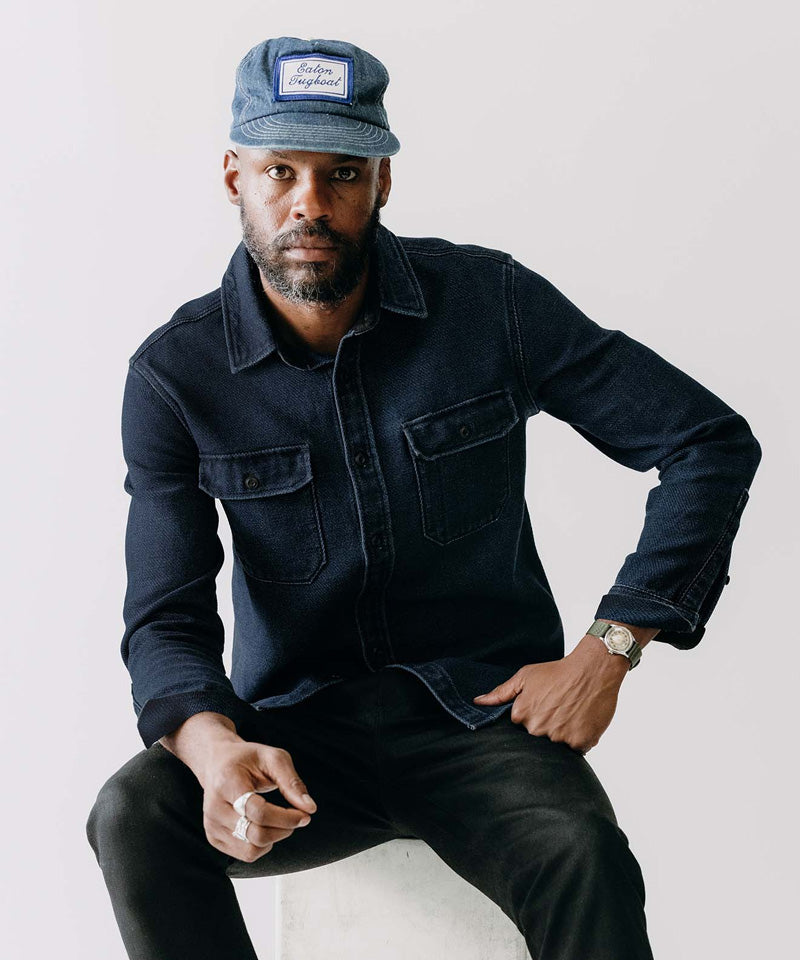 The Division Shirt in Rinsed Indigo