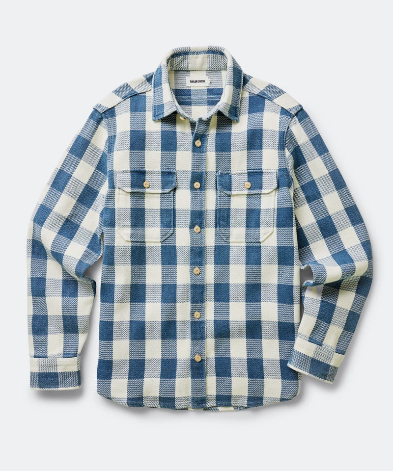 The Division Shirt in Washed Indigo Check