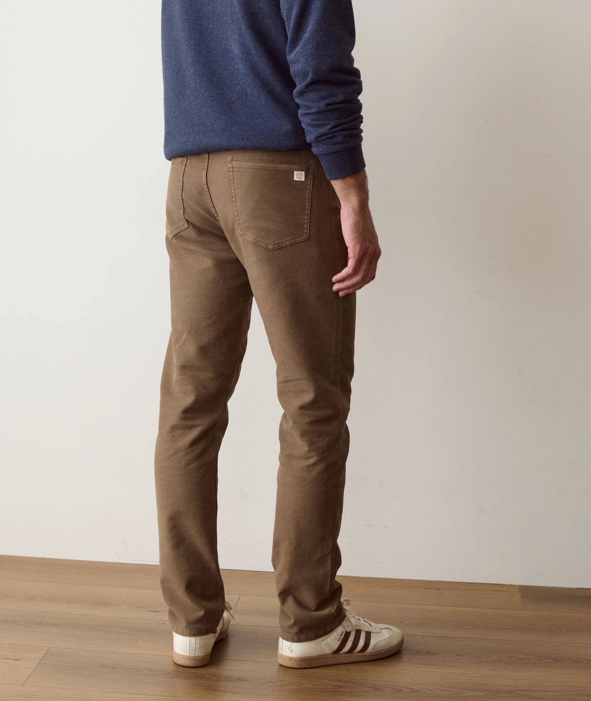 5 Pocket Flex Terry Pant Slim Straight in Daisy Brown