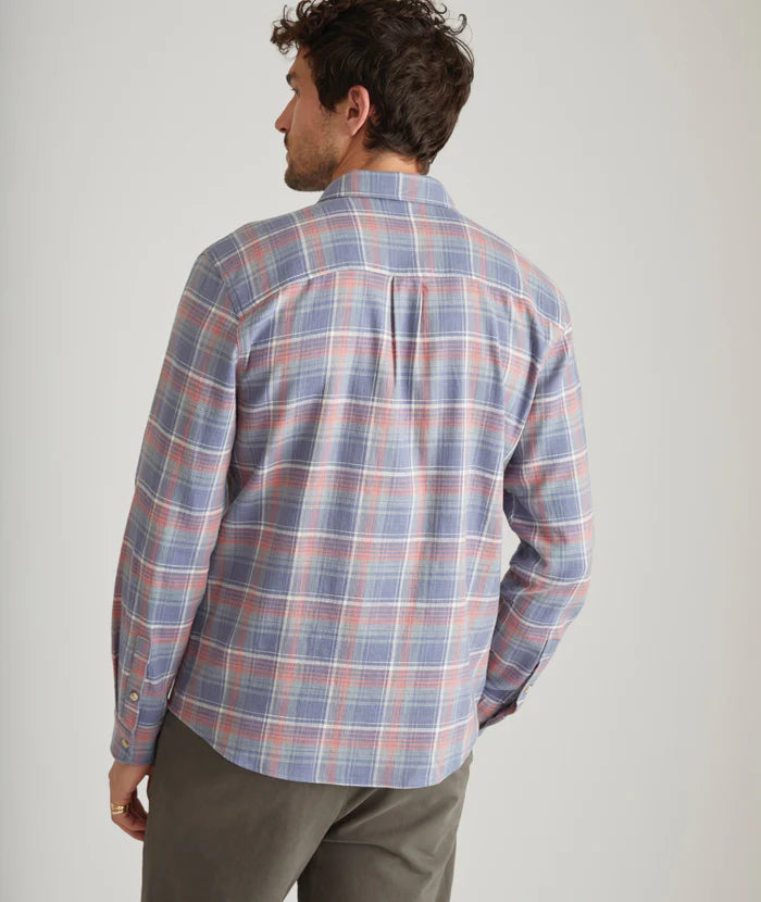 Classic Stretch Selvage Long Sleeve Shirt in Multi Plaid