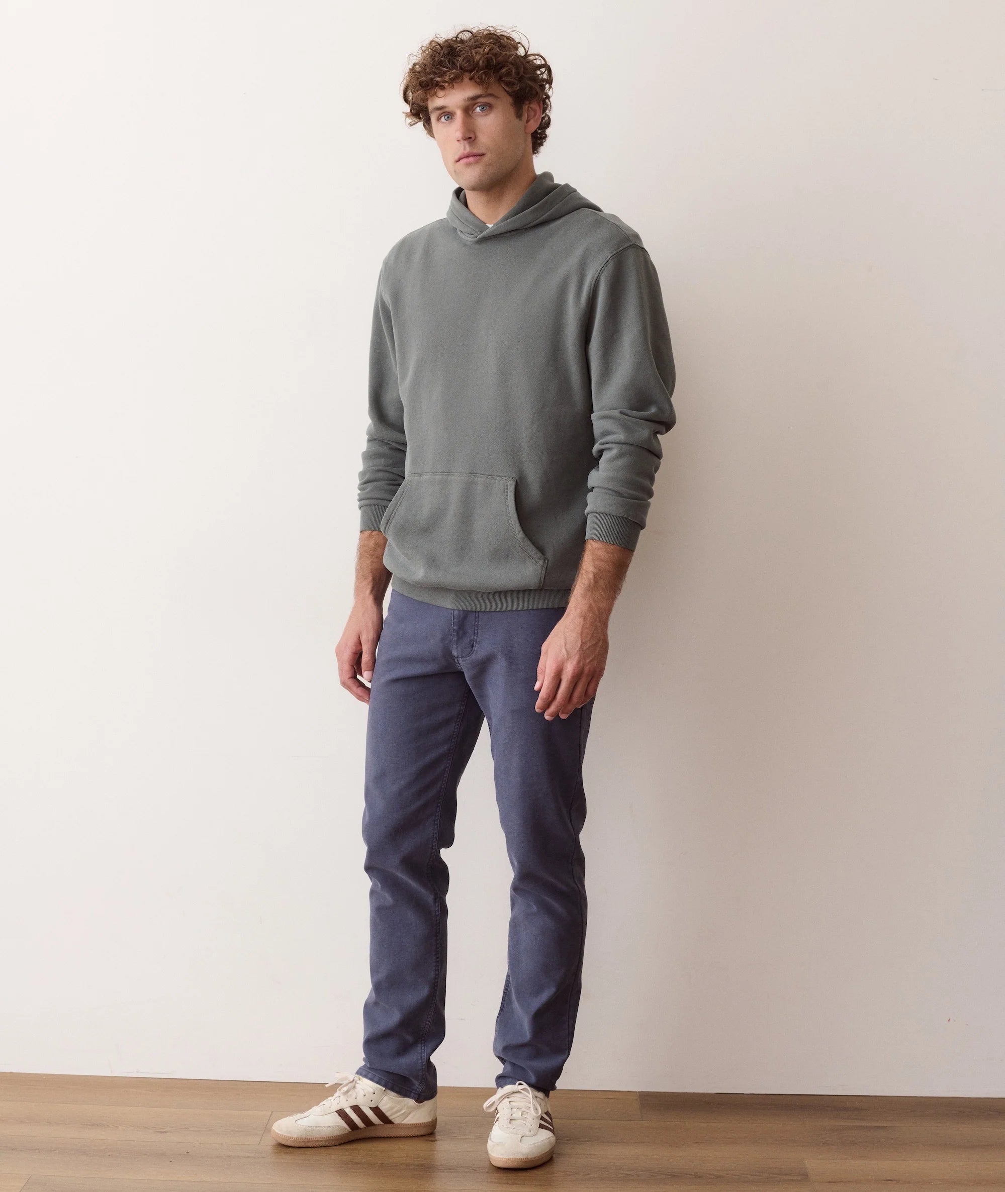 Relaxed Cloud 9 Fleece Hoodie in Balsam Green