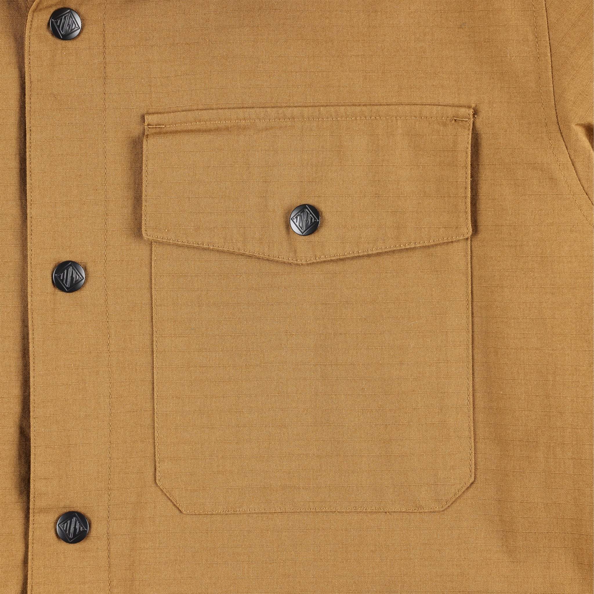 Insulated Shirt Jacket in Dark Khaki