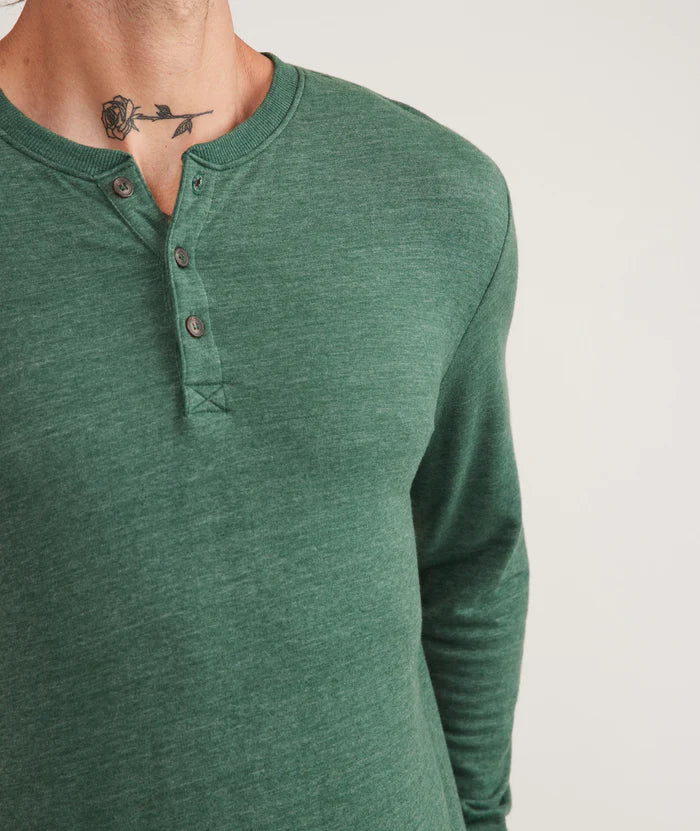 Double Knit Henley in Pine Grove